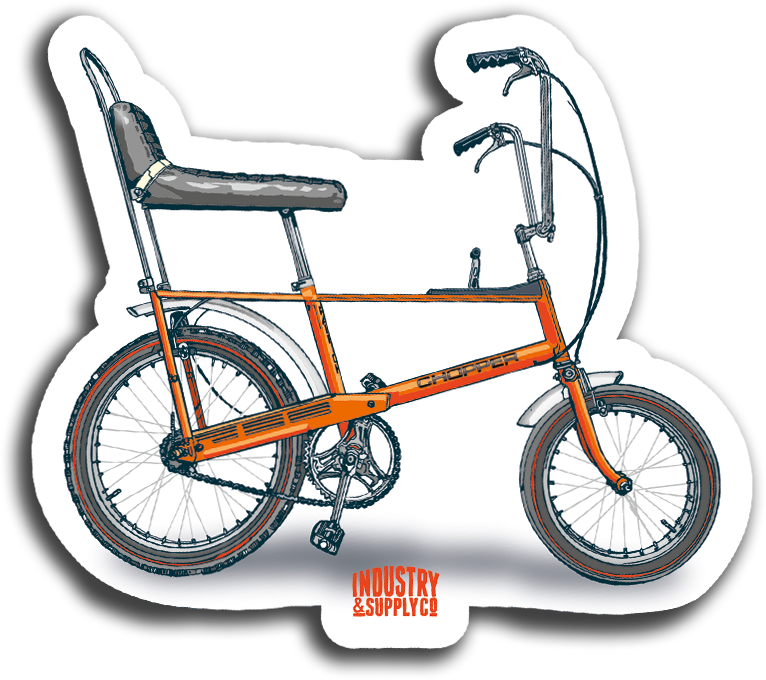 RALEIGH CHOPPER STICKER | Industry & Supply | Artisan T-Shirts ...