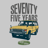 LAND ROVER 75TH BIRTHDAY RANGE ROVER HOODIE (FRONT & BACK PRINT)