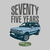 LAND ROVER 75TH BIRTHDAY RANGE ROVER HOODIE (FRONT & BACK PRINT)