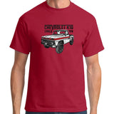 Chevrolet k10 1962 V8 Red T-Shirt