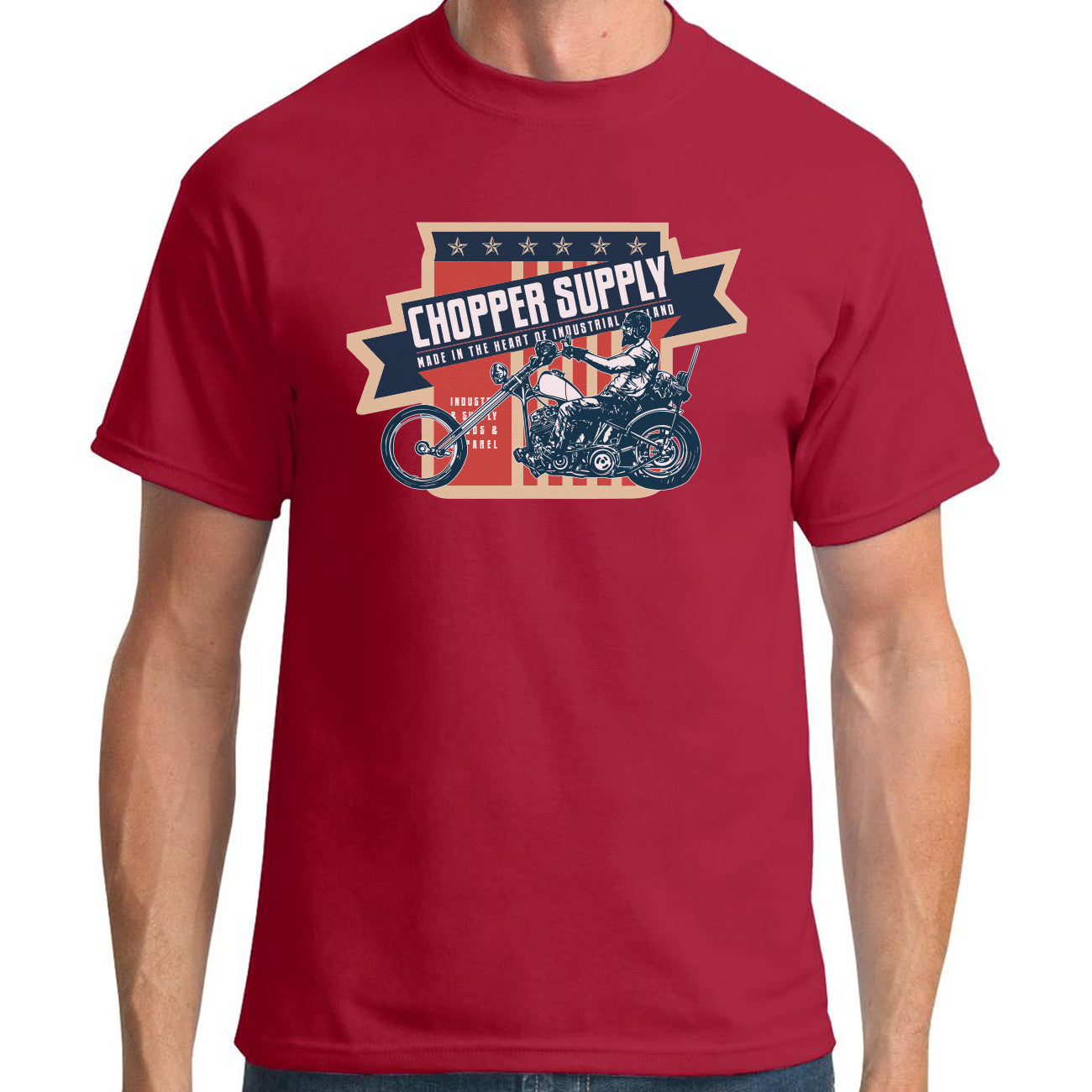 Chopper Supply T-Shirt Red