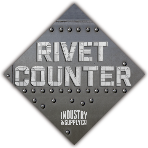 THE RIVET COUNTER STICKER | Industry & Supply | Artisan T-Shirts ...