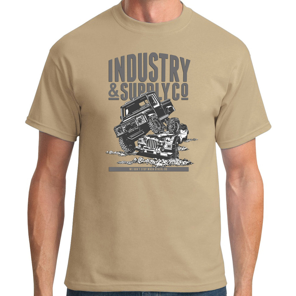 Utility We Don't Stop Land Rover T-Shirt. Industry & Supply. | Industry ...