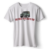 LAND ROVER BEST 4X4 DAD DEFENDER T-SHIRT