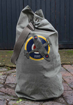 SPITFIRE ARMY SURPLUS KIT BAG - USED CONDITION