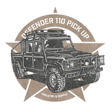 LAND ROVER DEFENDER 110 PICKUP STAR T-SHIRT