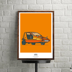 THE BOND BUG WALL ART PRINT