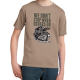 LAND ROVER WE DON'T STOP T-SHIRT FOR KIDS