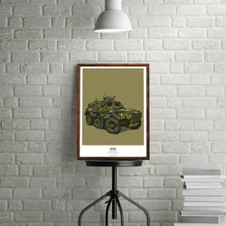 SARACEN TANK ART PRINT