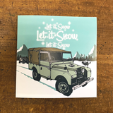 LAND ROVER "LET IT SNOW" CHRISTMAS CARDS