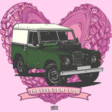 "LOVE OF MY LIFE" LAND ROVER SERIES LADIES V-NECK T-SHIRT
