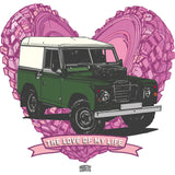 "LOVE OF MY LIFE" LAND ROVER SERIES LADIES BASEBALL SHIRT