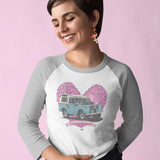 "LOVE OF MY LIFE" LAND ROVER SERIES LADIES BASEBALL SHIRT