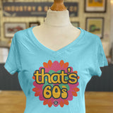 THAT'S 60s LADIES V-NECK T-SHIRT