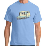 Vintage Caravan Sky Blue T-Shirt 