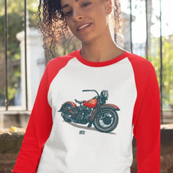 1941 WLA MOTORCYCLE LADIES BASEBALL SHIRT