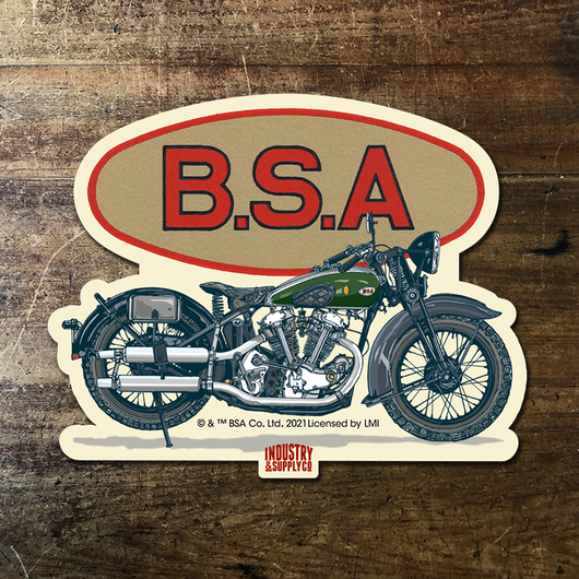 BSA MOTORCYCLE FREE STICKERS