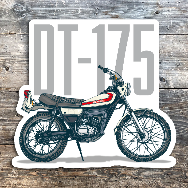 175 Sticker Layout YAMAHA DT-175 FREE STICKER | Industry & Supply | Artisan T-Shirts ...