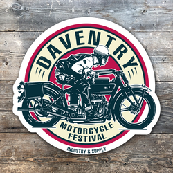 DAVENTRY MOTORCYCLE FESTIVAL STICKER