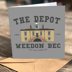 THE DEPOT WEEDON BEC GREETINGS CARD