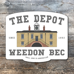 THE DEPOT WEEDON BEC STICKER