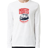 Ford C.O.E. Breakdown Services Industry & Supply Utility White Long Sleeve Shirt