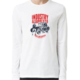 Hotrod 34 Ford Coupe Utility Trackside Services Industry & Supply Long Sleeve Shirt White