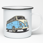 VOLKSWAGEN ENAMEL MUG