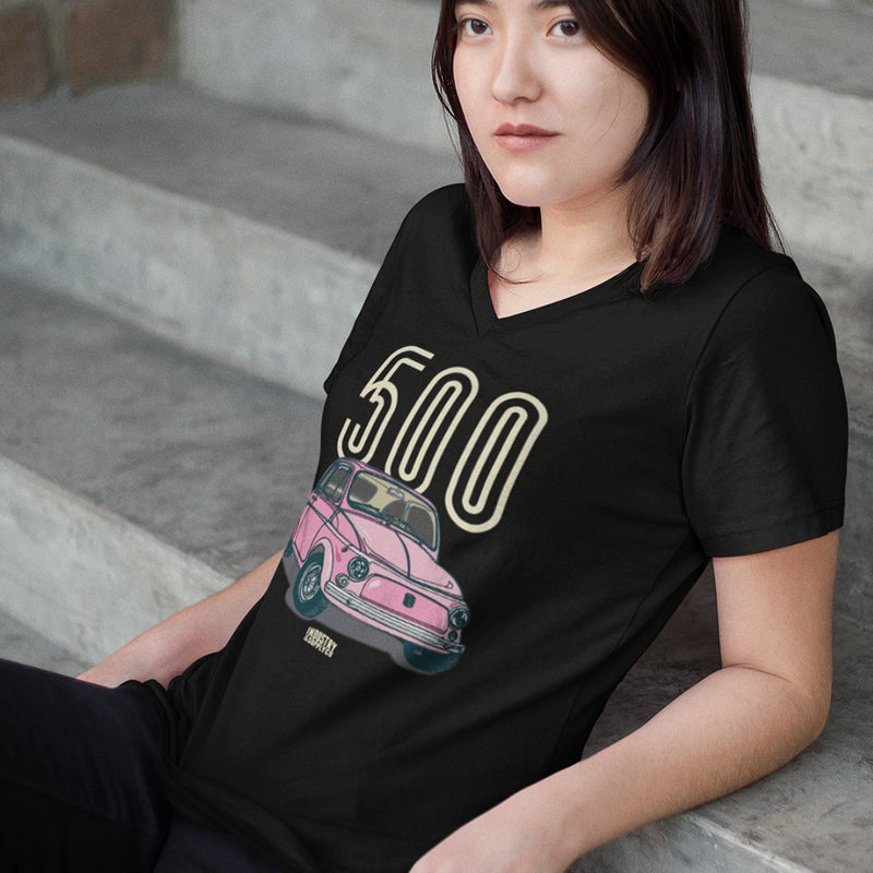 fiat 500 girl t shirt