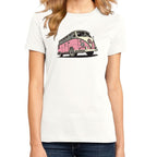 Volkswagen Bus Ladies Fit White T-Shirt