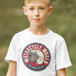 MOTORCYCLE WORLD KIDS T-SHIRT