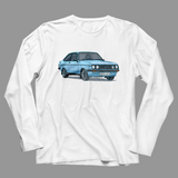 BLUE MK2 FORD ESCORT LONG SLEEVE T-SHIRT