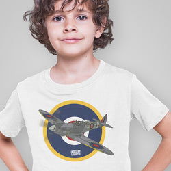 2-SEATER NH341 SPITFIRE KIDS T-SHIRT