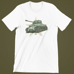 SHERMAN TANK KIDS T-SHIRTS