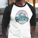 DAVENTRY MOTORBIKE FESTIVAL BASEBALL SHIRT