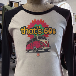 THAT'S 60s VW BUS BASEBALL T-SHIRT