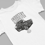 LAND ROVER FRONT & BACK DEFENDER 110 DOUBLE CAB PICKUP T-SHIRT