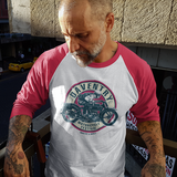 DAVENTRY MOTORBIKE FESTIVAL BASEBALL SHIRT