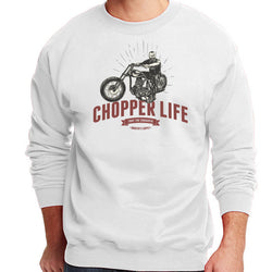 Chopper life sweatshirt white