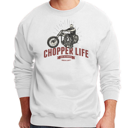 Chopper life sweatshirt white