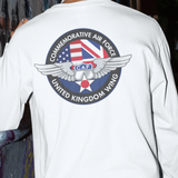 CAF UK WING (FRONT & BACK PRINT) LONG SLEEVE T SHIRT