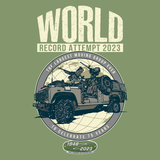 LAND ROVER WORLD RECORD ATTEMPT 2023 MILITARY LADIES V-NECK T-SHIRT
