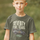 LAND ROVER 75TH BIRTHDAY KIDS T-SHIRT