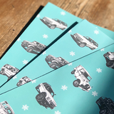 LAND ROVER CHRISTMAS WRAPPING PAPER