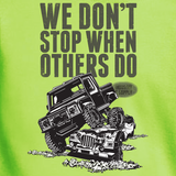 LAND ROVER WE DON'T STOP T-SHIRT FOR KIDS