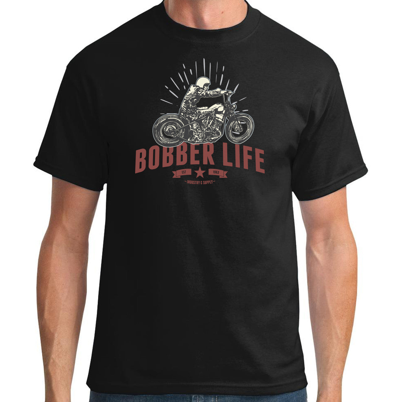 Bobber Life Black T-Shirt