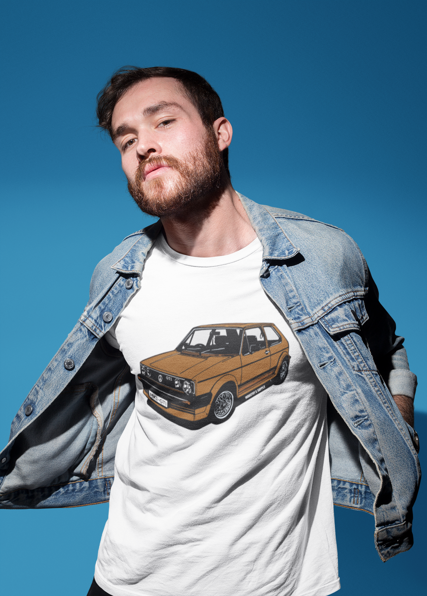 BROWN MK1 GOLF T-SHIRT