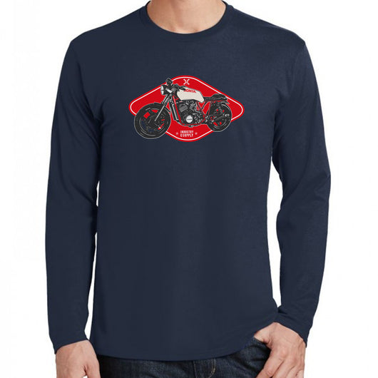 Two Bolts Motorcycles Honda Long Sleeve Vintage Car T