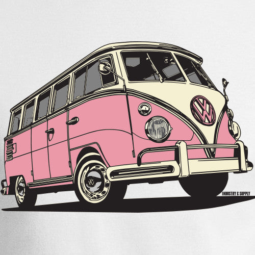 VOLKSWAGEN BUS LADIES FIT T-SHIRT