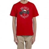 Two Bolts Motorcycles Kids T-Shirt Red